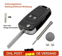 Ersatz Klappschlüssel Gehäuse für Opel Astra J Corsa E Meriva B Insignia A Mokka