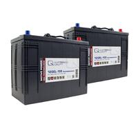 Ersatzakku 2x 12V 105Ah passend Arbeitsbühne ELS Makine Junior ELS5.5