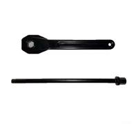 Ersatzrad-Schlüssel Abziehwerkzeug für Mercedes Vito W639 W447 2005-2022, Metall Radmuttern-Werkzeug Set für Reifenwechsel, OEM A4145810049 A6365830045, Schwarz, 2 Stück
