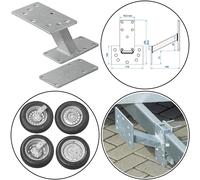 ProPlus Reserveradhalter Anhänger Ersatzradhalterung Ersatzrad Halter Deichsel bis 15 ″