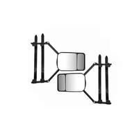 Ersatzspiegel 2X Auto-Verlängerung, Rückspiegel, Anhängerkupplung, Verstellbar, Für LKW, SUV, Dual-Seitenflügel Spiegelglas Glas Aussenspiegel