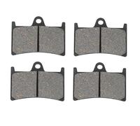 Ersatzteile Bremsbeläge Motorrad-Scheibenbremsbeläge Vorne Und Hinten Für YAMAHA XP 500 Y/Z XJR1300 XV1700 XV1900, Verschleißfest Motorrad Scheibenbremsbelag(2 Paare)