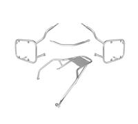 Ersatzteile Für Kymco AK550 2017-2022 Motorrad-Topbox Gepäckträger Kofferraum Hinterer Heckkoffer Satteltaschenhalterung Modifikationsteile(Silver 1 Set)