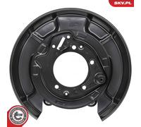 ESEN SKV Spritzblech, Bremsscheibe hinten rechts für TOYOTA 57SKV779