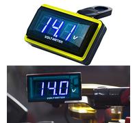 Essential Tool 12V Digital Motorrad Voltmeter mit benutzerfreundlichen Funktione