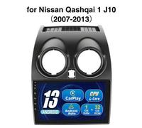 ESSGOO 9 Zoll Android 13 Autoradio Wireless Apple Carplay & Android Auto Für Nissan Qashqai 1 J10 2007-2013 mit GPS Navigation ASP HD Touchscreen Blue