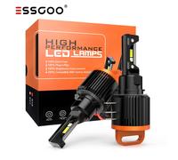 ESSGOO H15 100W LED Scheinwerfer Mit Zulassung 12000LM 6500K Auto Abblendlicht