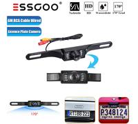 ESSGOO Kennzleuchtenkamera Rückfahrkamera KFZ Auto Funk Kabellos Nummernschild