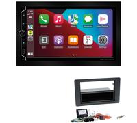 ESX Autoradio Apple CarPlay Android Auto für Saab 9-5 2009-2011 schwarz