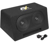 ESX DBX-206A 2 x 16,5 cm Aktiver Gehäusesubwoofer 300 WRMS