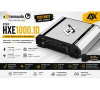 ESX HXE1000.1D | Monoblock Class D Digital Verstärker Endstufe 550 Watt RMS Ausgangsleistung