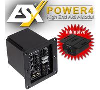 ESX POWER4 | High End Aktiv-Modul ideal für ESX + HIFONICS + MUSWAY mit Quick Connect | 1 x 475 W RMS @ 4Ohm