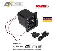 ESX POWER4 | High End Aktiv-Modul ideal für ESX + HIFONICS + MUSWAY mit Quick Connect | 1 x 475 W RMS @ 4Ohm