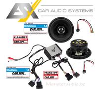 ESX Q-W124 150 Watt 12cm Lautsprecher + Verstärker Set für Mercedes W124 vorne