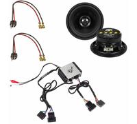 ESX QXE120 + QS-TWO-ISO - 12cm Koax Lautsprecher + Endstufe | kompatibel mit Mercedes Benz W124