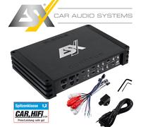 ESX QL800.6-6-Kanal Class-D Car-Audio Verstärker mit Bass-Fernbedienung | 6 x 80/125 W RMS @ 4/2 Ω | Start/Stopp Ready