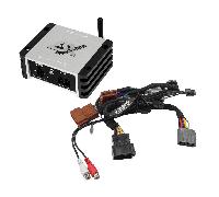 ESX Quantum QS-Four-BT-ISO | 4-Kanal Class D Mini-Verstärker mit integriertem Bluetooth für Audiostreaming und 240 W RMS | ISO-Kabelbaum | Quantum-Serie