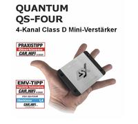 ESX QUANTUM QS-FOUR - Ultra-kompakter Full Range Class D Amp mit 240 W RMS bei nur 90 x 35 x 80 mm | ESX Car-Audio
