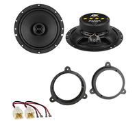ESX SIGNUM SXE-62 Koaxial Lautsprecher Einbauset für Nissan Micra K12 K13 vorne