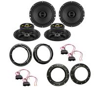 ESX SIGNUM SXE-62 Lautsprecher Einbauset für Passat B8 Arteon vorne und hinten