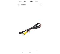ESX VNA-RCAM-MA906 - Monitor-Anschlussadapter - 6-Pol Mini-DIN, weiblich - 2xCinch + Stromversorgung