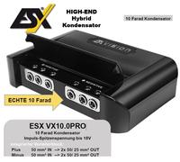 ESX 10 Farad Pufferkondensator mit Verteilerblock