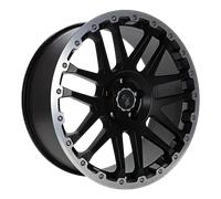 ETABETA COMBAT CV Black matt lip + cap polished 7.0Jx17 5x160 ET55