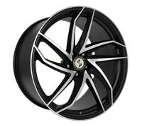 Eta Beta Heron K Black Matt Full Polish Alufelge 19 Zoll ET20 5x112 ML66,55