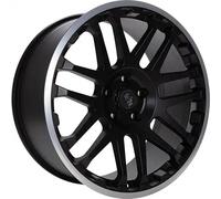 Eta Beta, Combat, 8x18 ET40 5x127 71,6, black matt lip polished