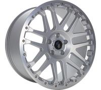 ETABETA COMBAT CV silver matt lip + cap polished 9.0Jx20 5x120 ET42