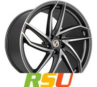 Eta Beta, Heron, 8,5x19 ET33 5x112 78,1, anthracite matt full polish