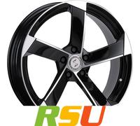 Etabeta Magic black shiny full polished 8.5x19" ET32 LK5 112 ML 57.1 Alufelge...