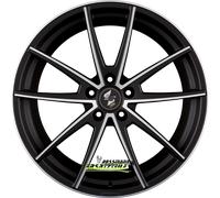 Etabeta Manay-K black matt polish 8.5x19 ET45 - LK5/112 ML78.1 Felge Alu