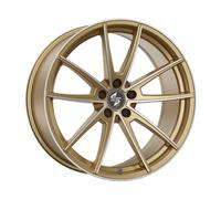 Etabeta Manay-K gold matt polish 9.5x19" ET25 LK5 112 ML 78.1 Alufelgen 19 Zoll