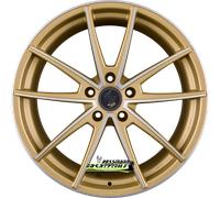 Etabeta Manay-K gold matt polish 9x20 ET25 - LK5/112 ML78.1 Felge Alu