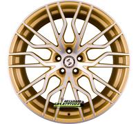 Etabeta Medusa gold matt full polished 9x21 ET45 - LK5/112 ML66.5 Felge Alu