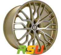 Etabeta Medusa-K gold matt full polished 11x21" ET55 LK5 130 ML 71.5 Alufelge...