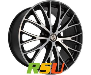 Etabeta Piuma-C black matt full polished 8x18" ET45 LK5 112 ML 73.06 Alufelge...