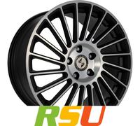 Eta Beta, Venti-R, 7,5x18 ET38 5x100 67,1, black matt full polish