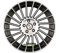Etabeta Venti-R black matt polish 9x20 ET38 - LK5/112 ML78.1 Felge Alu