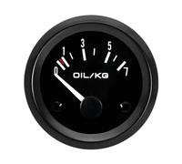 ETOPARS Kfz Auto Öldruckanzeige 2" 52mm Auto Öldruckmesser Messgerät Motor 0-7KG Öldrucktester Zeiger Anzeige Öldruck Fahrzeug Weiß Lichtanzeige Instrument