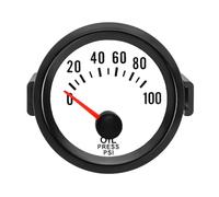 ETOPARS Universelle Kfz Auto Öldruckanzeige 2Zoll 52mm Auto Öldruckmesser Messgerät Motor Psi Öldrucktester Zeiger Anzeige Öldruck Blau Lichtanzeige Instrument Fahrzeug