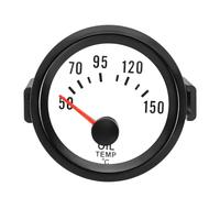 ETOPARS Universelle Kfz Auto Öltemperaturanzeige 2Zoll 52mm Auto Öltemperatur Messgerät Celsius Motor Öl Temperatur Zeiger Anzeige Öltemp Blau Lichtanzeige Instrument
