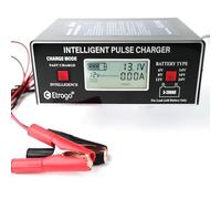Etrogo 10A Autobatterieladegerät Intelligentes 6V 8V 12V 24V mit LCD-Display für Autobatterie,Motorrad,Boote,Rasenmäher,Reparatur & Entsulfatierung für Blei-Säure-AGM,Gel,EFB,SLA Batterien