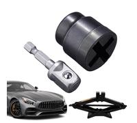 ETUCYNG Scherenwagenheber Adapter | Kreuzwagenheber Adapter - Schwerlast Aufsatz Für Kfz-Werkstatt Garage Truck Reparaturzubehör