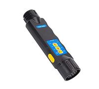 ETUKER Anhänger Prüfgerät 13 Polig, Anhänger Steckdose Stecker Prüfgerät 13 Polig Beleuchtung Diagnose Gerät, Anhänger Diagnose Werkzeug 12V Für RV, Pkw, Wohnwagen, Booten, Universelles Zubehö