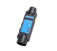 ETUKER Anhänger Prüfgerät 7 Polig, Anhänger Steckdose Stecker Prüfgerät 7 Polig Beleuchtung Diagnose Gerät, Anhänger Diagnose Werkzeug 12V Für RV, Pkw, Wohnwagen, Booten, Universelles Zubehö