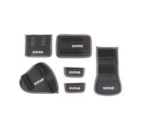 EUFAB Eufab Fahrrad-Transportschutz Schoner-Set 6-teilig Erwachsene schwarz Standard