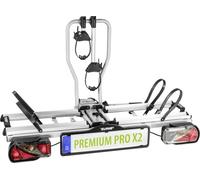 EUFAB Fahrradheckträger PREMIUM PRO X2 für 2 Fahrräder komplett vormontiert