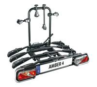 Eufab Fahrradträger Amber IV (Geeignet für: 4 Fahrräder, Passend für: Fahrzeuge mit Anhängerkupplung)